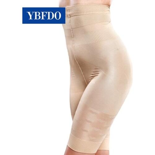 YBFDO 2021 New Women Sexy High Waist Beauty Slimming Shapewear Control Underbust Corset Pants Thigh Slimmers Fat Burning Slim