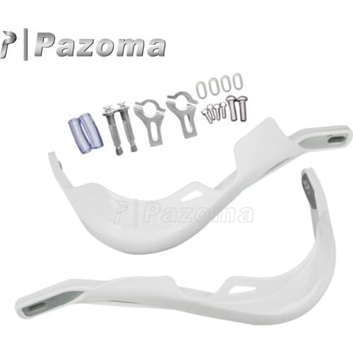 Dirt Bike White Supermoto 7/8" Hand Guard Protector Enduro 22mm Handlebar Handguard Dual Sport for Yamaha YZF WR TTR