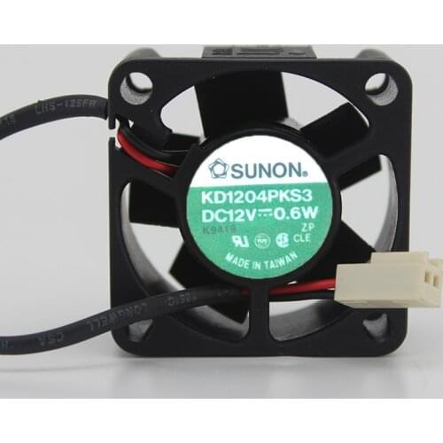 4CM 4020 12V 0.6W KD1204PKS3 2-wire cooling fan