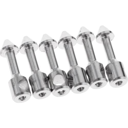 6pcs Underwater Fishing Tool Bands Stainless Steel Inserts Connectors assembly connector header fishing line parts accessories