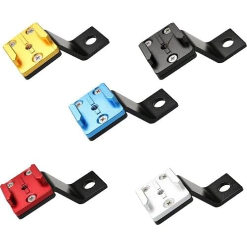 Aluminum Motorcycle Rearview Mirror Mount Hole Diameter 11mm Metal Holder Bracket Clamp Compatible for Max Hero GoPros