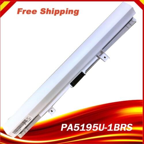 White pa5195u-1brs battery for toshiba satellite S50 S50-B S50-P S55 S55B S55T L50 Black free shipping