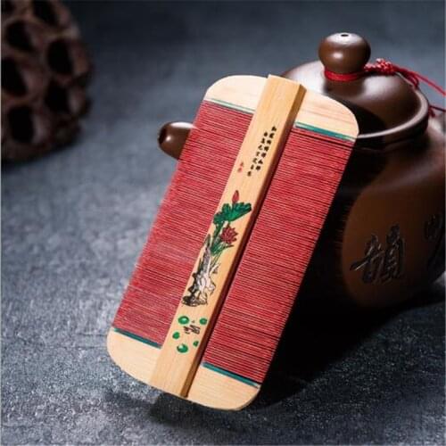 Wooden Comb Natural Sandalwood Super Narrow Tooth Wood Combs No Static Lice Beard Scraping Comb Hair Styling Tool