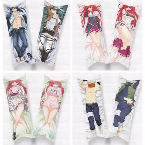 Anime Long Pillowcase Big Life Size Cushion Cover Hugging Pillow Cover Body Custom Wedding Sleeping Sexy Girl Adult Dropshipping
