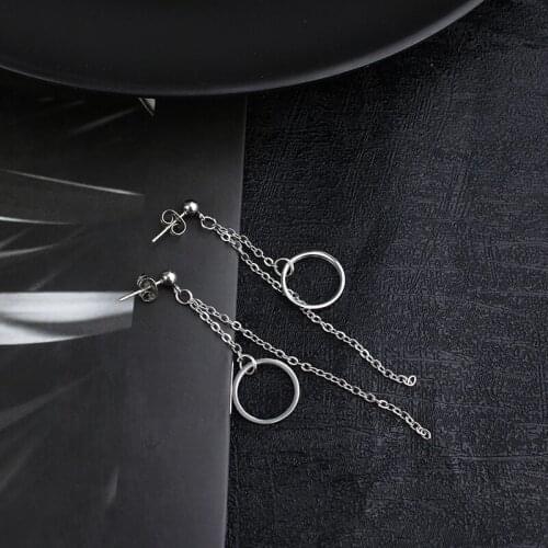 Stainless steel long earrings, geometric earrings, gifts for her, for girlfriend, family, friends, children, jewelry gifts