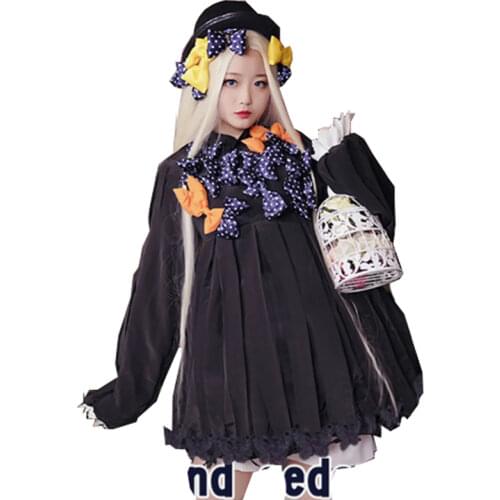 FGO Fate Grand Order Foreigner Abigail Williams Lolita Pumpkin Dress Uniform Anime Cosplay Costumes 11
