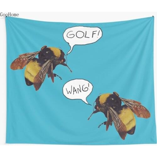 Golf Wang Scum Fuck Bees Wall Tapestry Cover Beach Towel Throw Blanket Picnic Yoga Mat Home Decoration