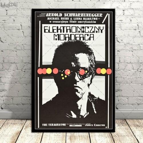 Art Poster Arnold Schwarzenegger Movie Series Canvas Painting Retro Wall Pictures Prints for Living Room Home Decor