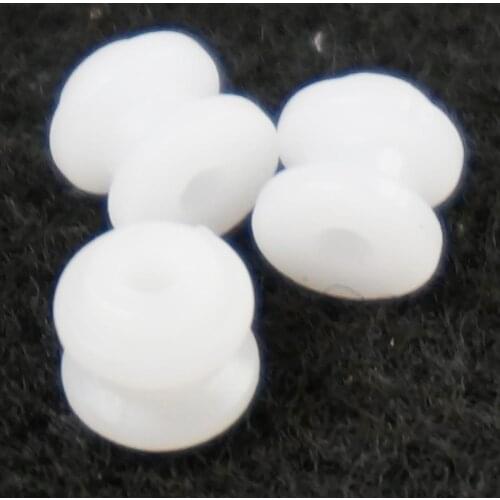 I/D 2mm O/D 6mm Plastic Sheave Belt Pulley 6Mm White Small Timing Pulley For Diy