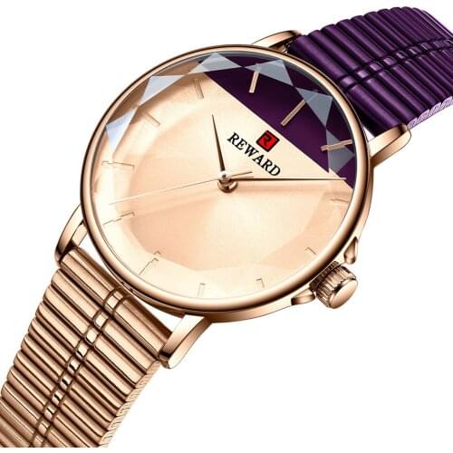 Contrast Color Ins Style Womens Watches Personality Trend Waterproof Three-Pin Flower Glass Quartz Watch For Women Wristwatch