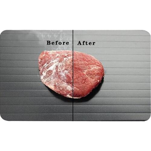 Quick Defrosting Tray Thaw Fish Sea Food Meat Defrost Board Plate Kitchen Tool