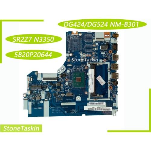 Best Value 5B20P20644 for Lenovo Ideapad 320-15IAP Laptop Motherboard DG424/DG524 NM-B301 SR2Z7 N3350 100%Tested