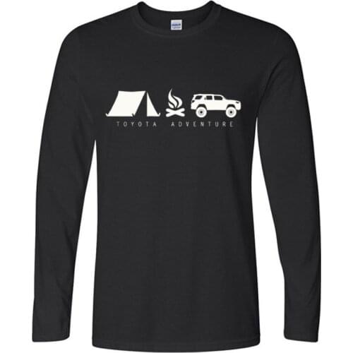 New Mens O-neck Land Cruiser Off Road Adventure, Graphic Tee, MenS T-Shirt, Black Color Mens Hot Fashion casual tshirt tees