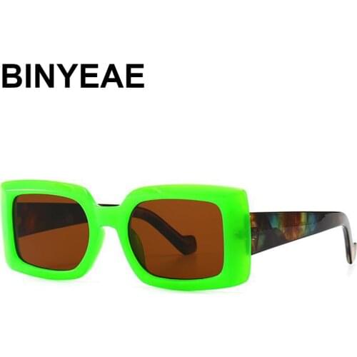 New Clear Lens Yellow Sunglasses Ladies Gergeous Eyewear Luxury Square Sunglasses Women Men Vintage Travel Photo Glasses