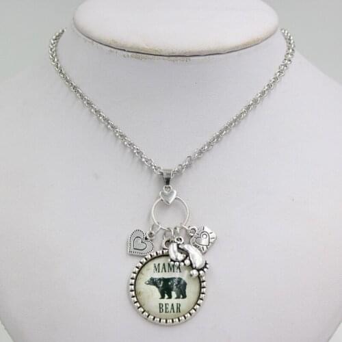 New Arrival Nice Mama Gift Jewelry Mama Necklace mama bear MOM Charms Sweater Pendant Necklace mother mama mom gifts