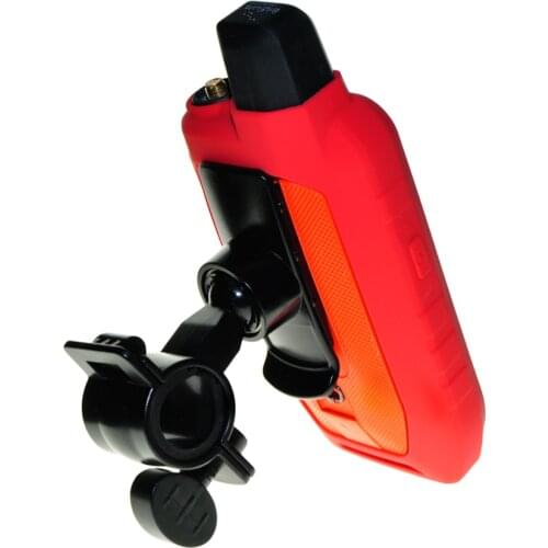 Motorcycle Bike Rotary Mount Bracket Holder + Silicone Protect Case for GPS Garmin Alpha 200i Alpha200i