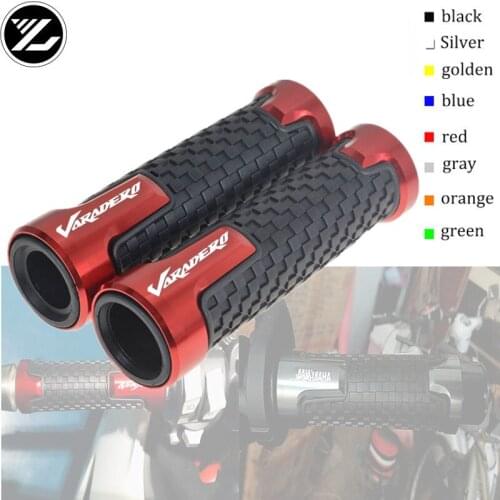 Handle 7/8"22mm Motorcycle handlebar grips & handle bar ends hand cap for Honda XL1000 Varadero ABS 1999-2013 2000 11 12 13