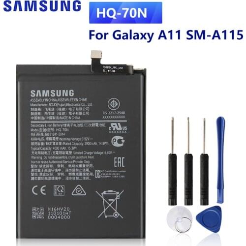 SAMSUNG Original Replacement Battery HQ-70N For Samsung Galaxy A11 A115 SM-A115 4000mAh