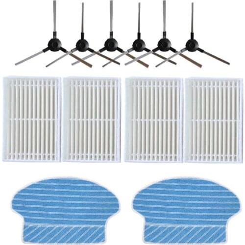 Side Brush Hepa filter mop Cloths Replacement For Proscenic Summer P1 P2 P3 P1S P2S M70 Swan Blue sky S Vacuum Cleaner Accessory