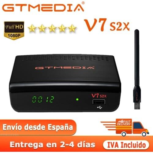 GTMEDIA V7 S2X 1080P HD DVB-S2 Youtube PowerVU Newcamd satellite receiver Set top box better freesat v7 V7S