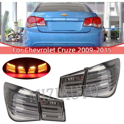 1Set LED Rear Tail Light For Chevrolet Cruze 2009-2015 Lamp Taillight Stop Brake Rever Turn Signal Warning Park Car Styling