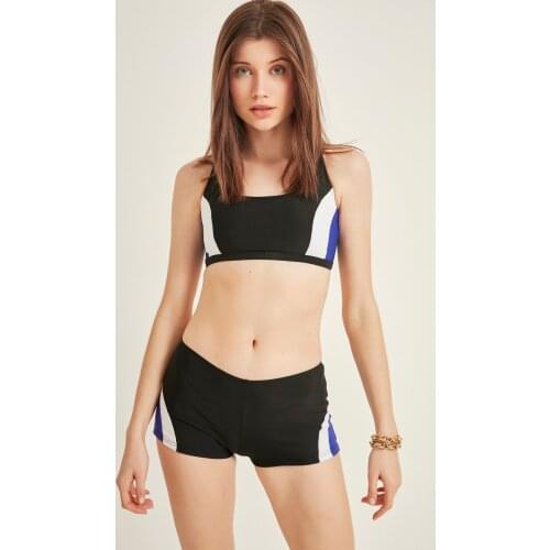 C & City Women Badi Shorts Bikini Suit 2961-3 Black