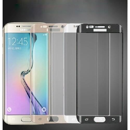 0.3mm 2.5D Arc Edge Premium 3D Full Screen Coverage Tempered Glass Screen Protector for Samsung Galaxy S6 Edge with Retail Box