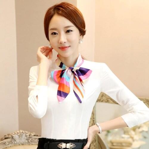 2020 Women Blouses Chiffon Casual Shirt Office Ladies Tops White Blusas Female Clothing