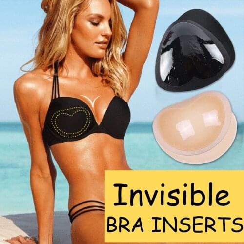 1 Pair Lift Women Invisible Silicone Breast Lifting Bra Waterproof Bra Inserts Simulation Active Bra Waterproof Bra Inserts