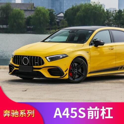 2021 Suitable For Benz Mercedes New A-class W177 A200l A180l Refitted A45s Amg Bar Front Encircle Middle Net Rear Lip Tail Throa