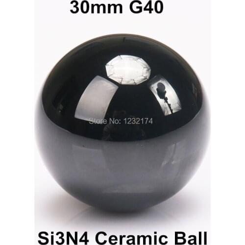 30mm Silicon Nitride Ceramic Ball Si3N4 Grade G40 30mm ceramic ball