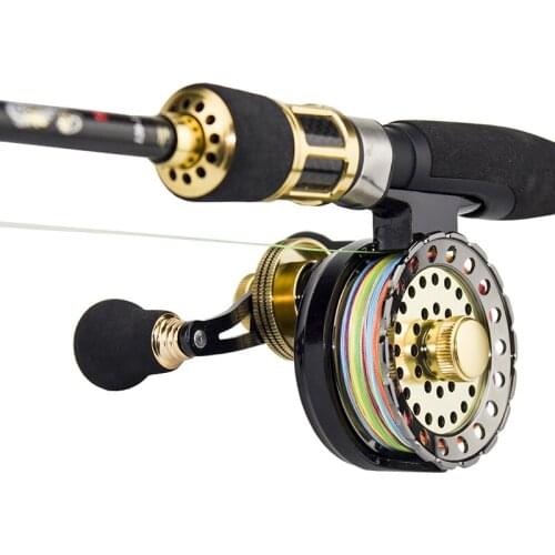 6+1BB 2.6:1 Left/Right Hand Optional Semimetal Fishing Rafts Saltwater Fly Fishing Reel Bait Casting Ice Fishing Wheel Tools Kit
