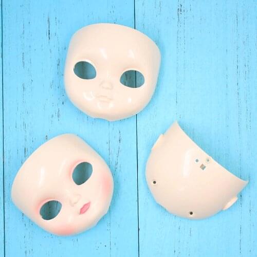 ICY doll Face plate White skin including the back plate and screws