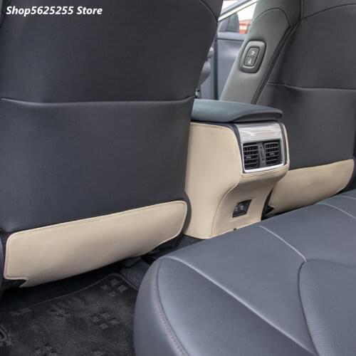 For Toyota Camry 2019 2020 Accessories 2018 Car Seat Anti-Kick Pad Rear Protection Cover Interior Trim Modification Decoration