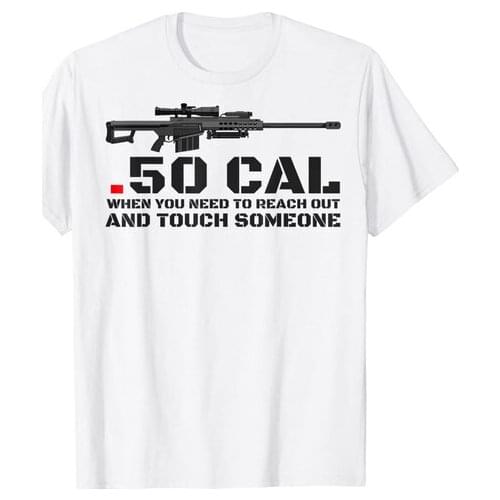 Barrett 50 Cal Gun Love 2nd Amendment Adult Pro Gun Tee T-Shirt