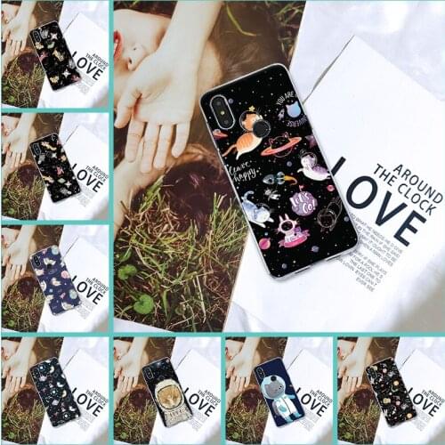 Cat Space Cute Dog Funny Star Fox Back Cover For Xiaomi Mi Mix 1 2 2S 3 Silicone Phone Case For Xiaomi Mi Max Note 1 2 3