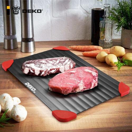 DEKO Magic Fast Defrosting Tray Thawing Chopping Board Thaw Food Fruit Steak Meat Seafood Quickly Kitchen Gadgets Tools