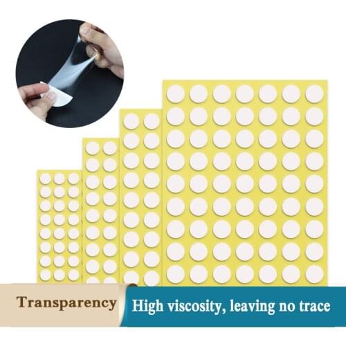 Strengthen Transparent Tape Double Sided Tape No Trace Reusable Waterproof Adhesive Tape Cleanable Home Gekkotape Square circle