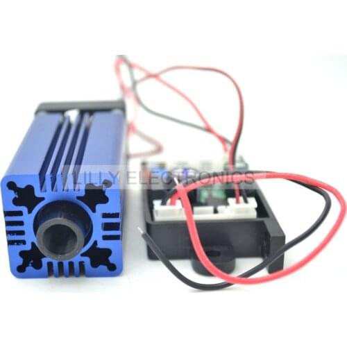 405nm 400mW Violet/Purple Laser Dot Module 12V+ TTL+ Fan Cooling- Working Long