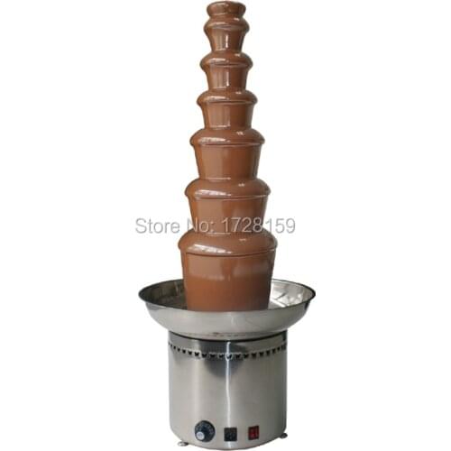 Hot Sale commerical use 7 tiers Stainless steel 304# Chocolate Fountain Machine Choco Tree EU Standard