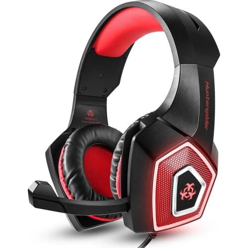 Gaming Headset 3.5mm Wired XBOX / PS4 Headsets Microphone Bass 3D Surround Sound Computer Headphone for Computer Laptop