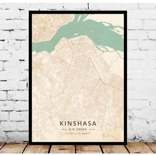 Kinshasa DR Congo Poster