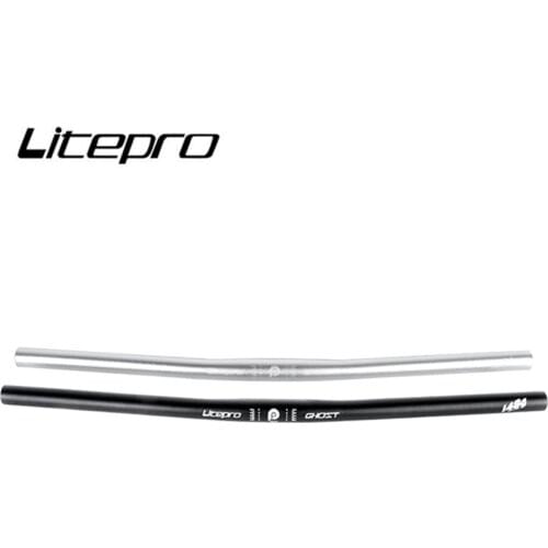 Litepro Ghost Ultralight 148G Straight Horizontal Handlebar 25.4*540/580MM Folding Bike Bicycle One-shaped Handle Bar