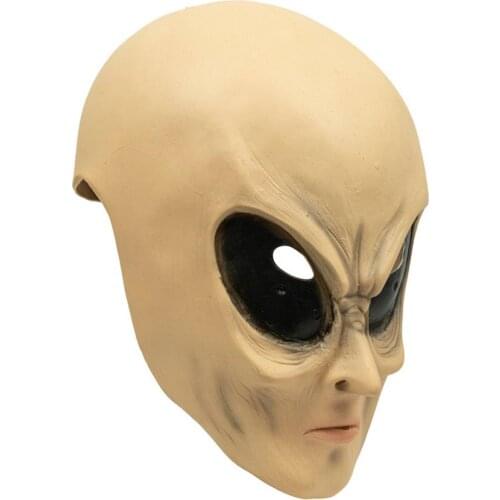 Halloween Alien Mask Scary Horrible Big Eyes Horror Alien Mask Full Head Latex Mask Magic Mask Monster Mask Cosplay Alien