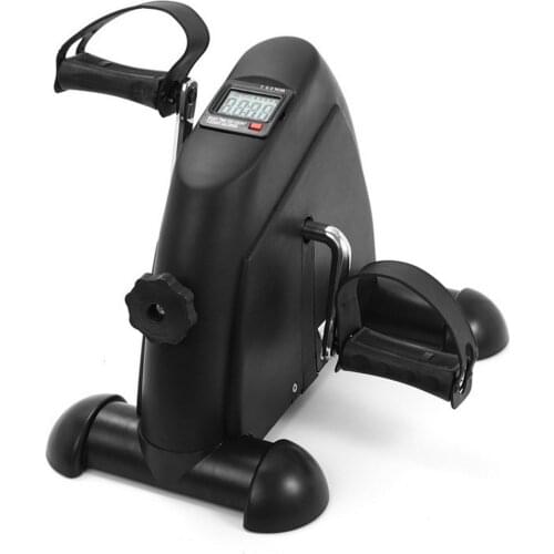 Mini Pedal Stepper Exercise Machine LCD Display Indoor Cycling Bike Stepper Treadmill Ttraining Apparatus for Home Office Gym