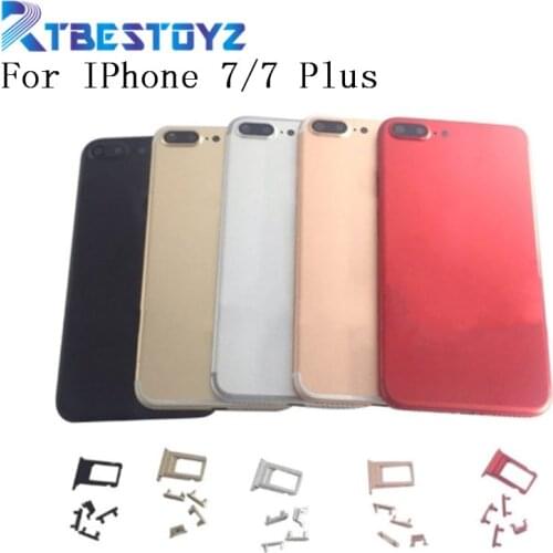 New Battery Cover Back For iPhone 7 Plus Rear Door Housing Case Middle Chassis 7G/7P Replacement For Apple iPhone 7 Back Housing