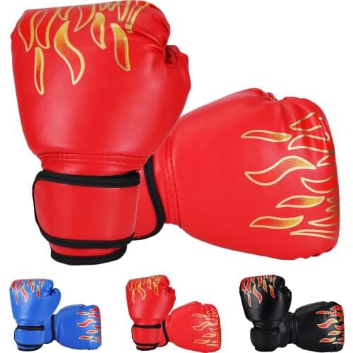 A Pair Kids Children Kickboxing Training Gloves Punching Sandbag Sports Fighting MMA Boxing Glove Childrens gifts