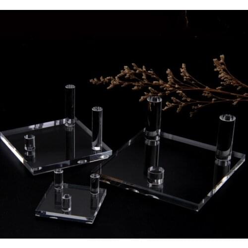 Customized acrylic ore samples holders stone holder mineral display stand jewelry organizer crystal holders case showcase