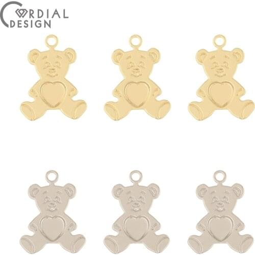 Cordial Design 100Pcs 14*19MM Jewelry Accessories/DIY Making/Charms/Earrings Pendant/Hand Made/Jewelry Findings & Components