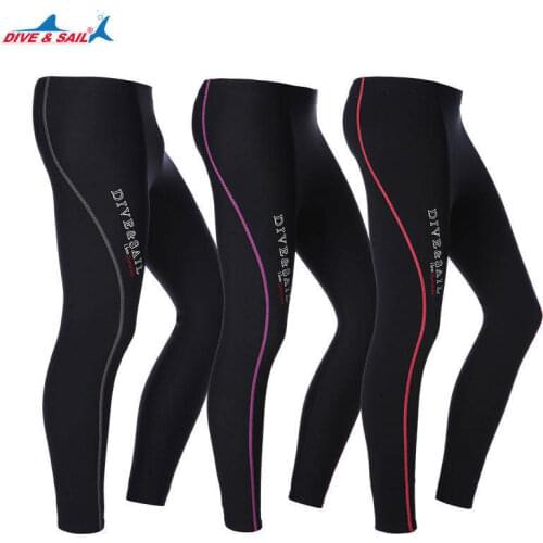 Men Women Diving Pants 1.5MM SCR Neoprene Keep Warm Wetsuit Anti-UV UPF50+ Slim Swimming Pant Snorkeling Rowing Sailing Surfing